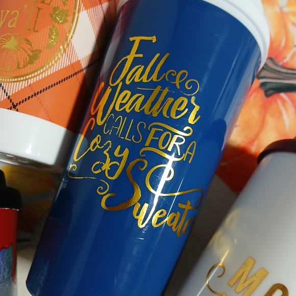 Autumn Collection Of Travel Mugs + 1 Halloween Travel Mug - Picture 3 of 6